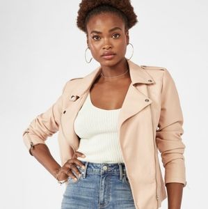 BRAND NEW! Just Fab Faux Leather Jacket